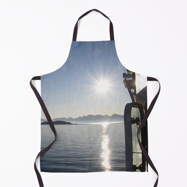 Item preview, Lofoten Islands from a ship – Radiant beauty of Norway / Swiss Artwork Photography designed and sold by Raphael Wolf.
