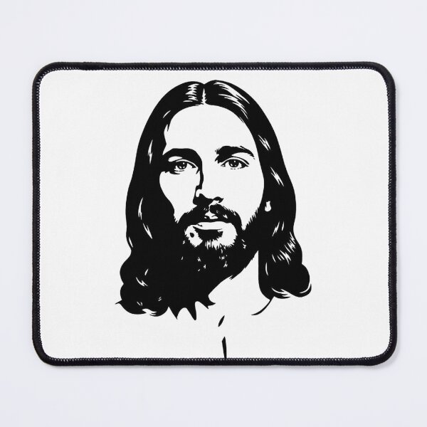 Item preview, Jesus Christ Minimalist Stencil Art Design designed and sold by FitnWear.