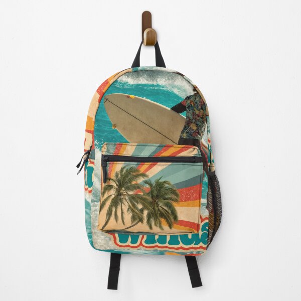 Item preview, Retro Ride – 1970s Windsurfing Paradise Poster designed and sold by ForeverPrintsOK.