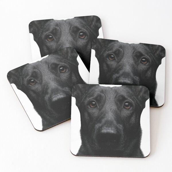 Item preview, Black German Shepherd Portrait – Dark Elegant Canine Art designed and sold by kimkosovo.