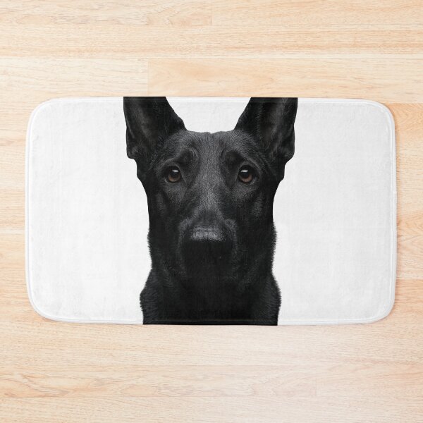 Item preview, Black German Shepherd Portrait – Dark Elegant Canine Art designed and sold by kimkosovo.