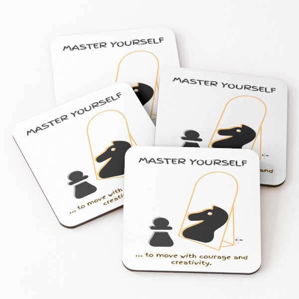Item preview, Pawn to Knight - Move With Courage and Creativity designed and sold by PawnShiftGoods.