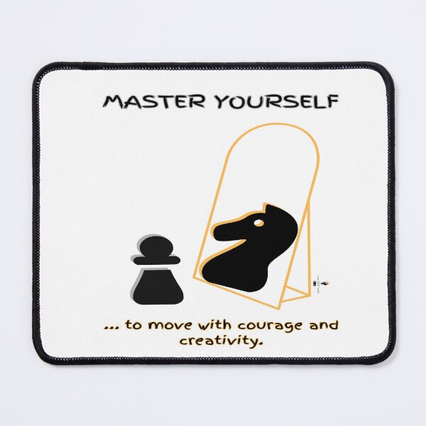 Item preview, Pawn to Knight - Move With Courage and Creativity designed and sold by PawnShiftGoods.