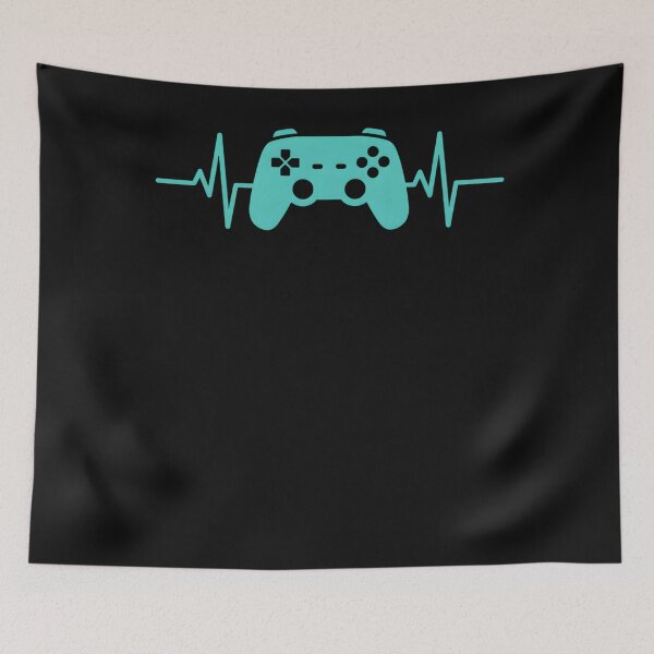 Item preview, Gamer Heartbeat Pulse Video Game Controller EKG Teen Boy Men  designed and sold by clothesy7.