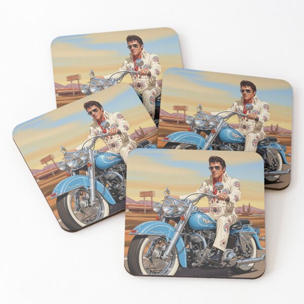 Item preview, TCB Desert Cruiser: Elvis on the Blue Hog designed and sold by Art's Diner.