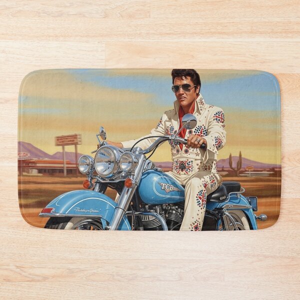 Item preview, TCB Desert Cruiser: Elvis on the Blue Hog designed and sold by Art's Diner.