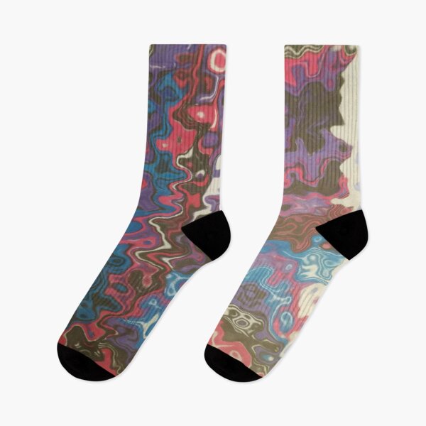 Item preview, waves lapping colorful abstract design  designed and sold by SmashingDeals.