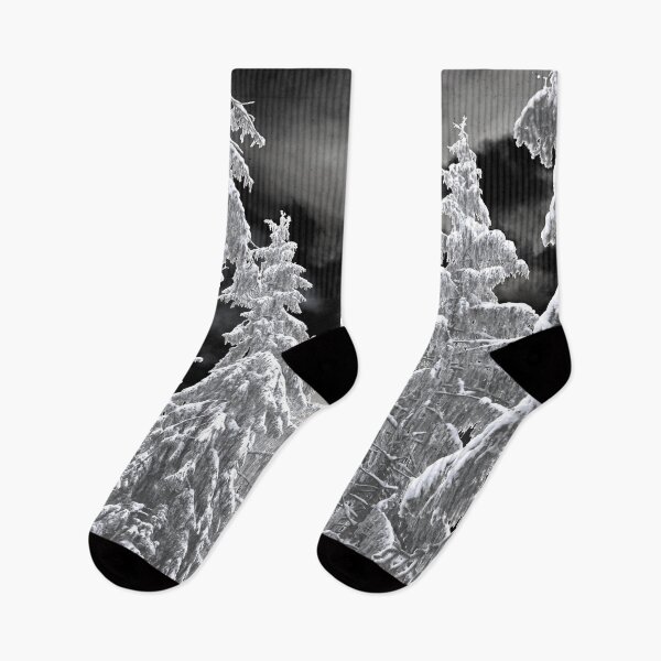 Item preview, Snow-covered fir forest – negative film aesthetics of winter nature / Swiss Artwork Photography designed and sold by Raphael Wolf.