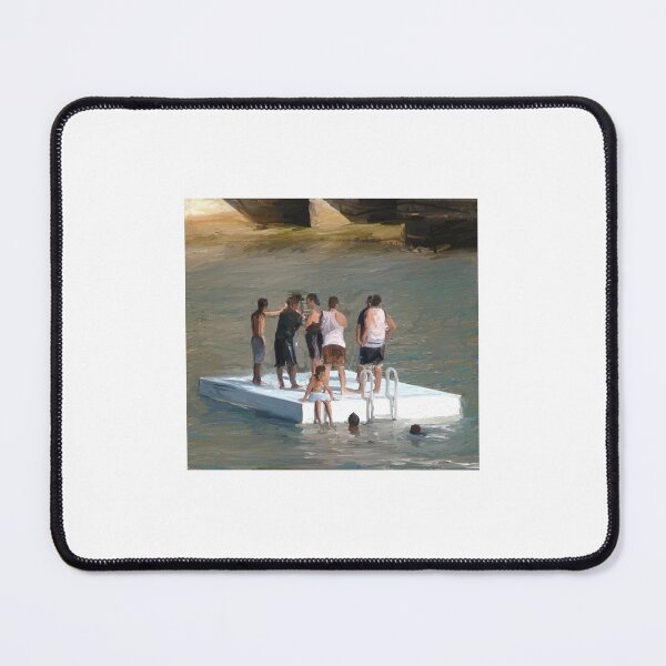 Item preview, Boys on a Raft Long Beach designed and sold by Randy Sprout Fine Art.