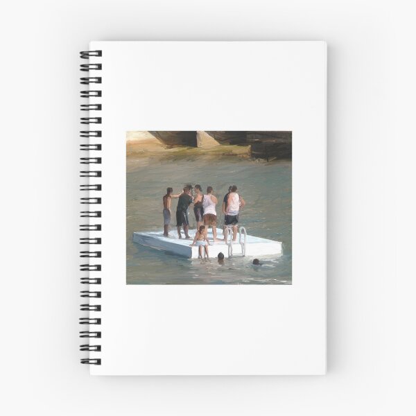 Item preview, Boys on a Raft Long Beach designed and sold by Randy Sprout Fine Art.