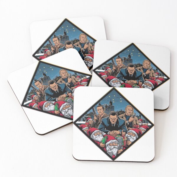 Item preview, GTA Style Christmas Crime Scene Art designed and sold by MiszungART.