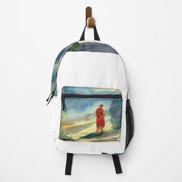 Item preview, Monk Leaving Bamboo Forest designed and sold by Randy Sprout Fine Art.