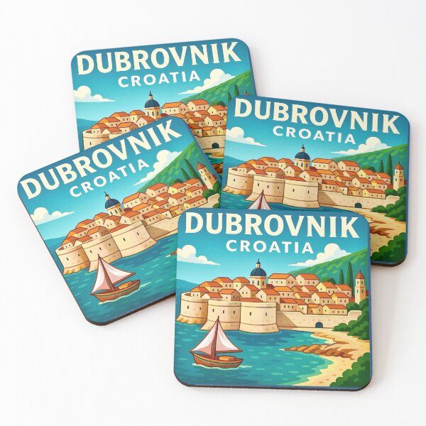 Item preview, Dubrovnik, Croatia - Old Town Seaside designed and sold by Myra365Art.