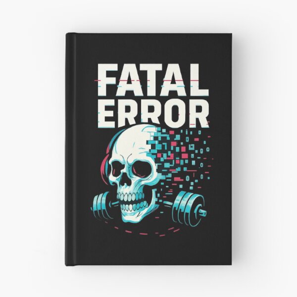 Item preview, ERROR FATAL – Vector de calavera con fallo ciberpunk | Diseño pixel art de choque digital designed and sold by BiomortoArts.