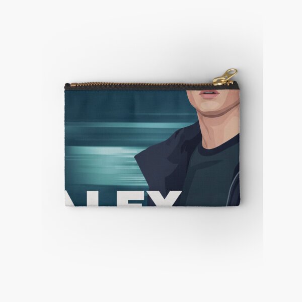 Item preview, ALEX RIDER - Teen Agent Aesthetic | Blue Cyber Vector Portrait | Adventure Thriller Inspired Art designed and sold by art lines.
