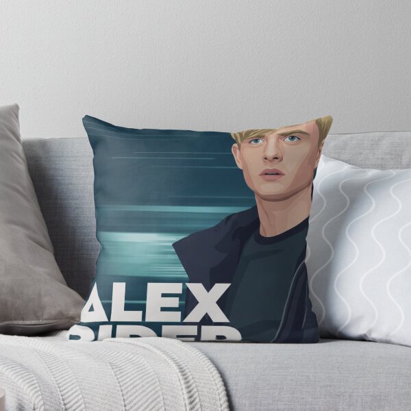 Item preview, ALEX RIDER - Teen Agent Aesthetic | Blue Cyber Vector Portrait | Adventure Thriller Inspired Art designed and sold by art lines.