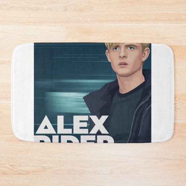 Item preview, ALEX RIDER - Teen Agent Aesthetic | Blue Cyber Vector Portrait | Adventure Thriller Inspired Art designed and sold by art lines.