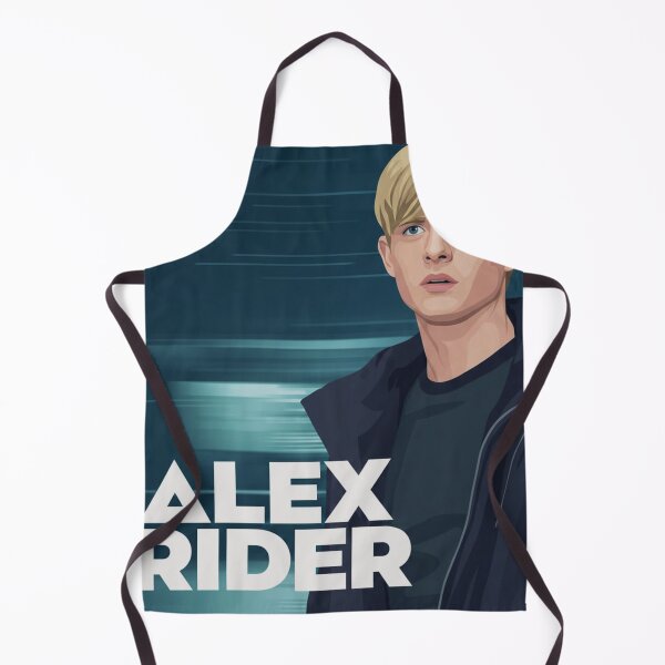Item preview, ALEX RIDER - Teen Agent Aesthetic | Blue Cyber Vector Portrait | Adventure Thriller Inspired Art designed and sold by art lines.
