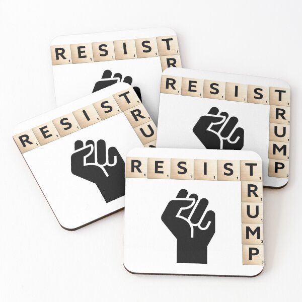 Aperçu de l'œuvre Message politique de résistance à Trump créée et vendue par BlesstB.