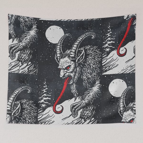 Item preview, Krampus Woodcut (2025) designed and sold by Imago-Mortis.