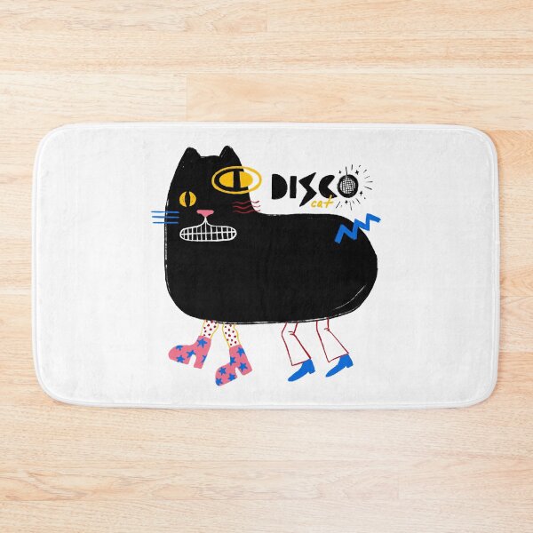 Item preview, Disco Cat designed and sold by Quilimo Studio.