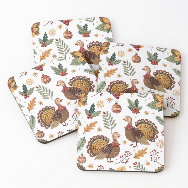 Item preview, Thanksgiving and cute turkeys designed and sold by Merrylands Artshop.