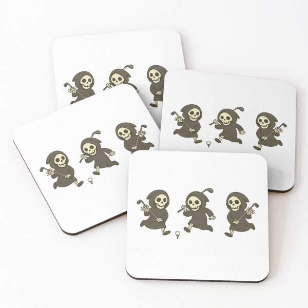 Item preview, Grim Reapers Playing Golf (Funny Golfers) designed and sold by JamesDunican.