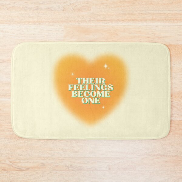 Item preview, "their feelings become one" bakudeku orange green gradient heart designed and sold by gibbianne.