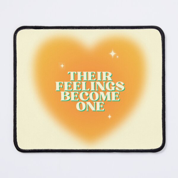Item preview, "their feelings become one" bakudeku orange green gradient heart designed and sold by gibbianne.