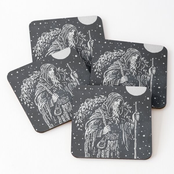 Item preview, Yule Father Woodcut (2025) designed and sold by Imago-Mortis.
