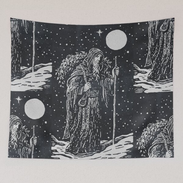 Item preview, Yule Father Woodcut (2025) designed and sold by Imago-Mortis.