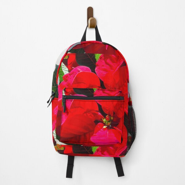 Item preview, Red Pointsettia Landscape designed and sold by Shannon Greve.