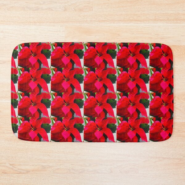 Item preview, Red Pointsettia Landscape designed and sold by Shannon Greve.