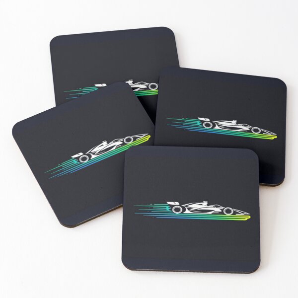 Item preview, Minimalist Formula 1 Race Car Art – Speed, Style & Motorsport on Black Background designed and sold by Bright Nest Studio.