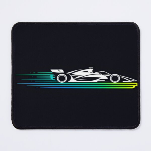 Item preview, Minimalist Formula 1 Race Car Art – Speed, Style & Motorsport on Black Background designed and sold by Bright Nest Studio.