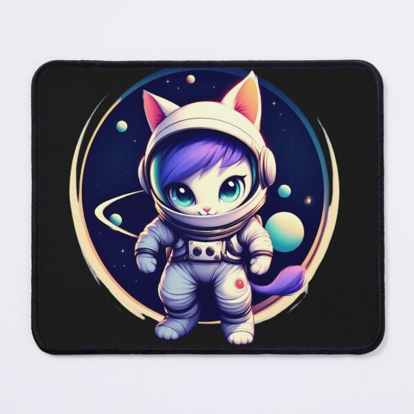 Item preview, Castronaut – Cute Retro-Style Space Cat Astronaut Logo Illustration designed and sold by SweetRossel.
