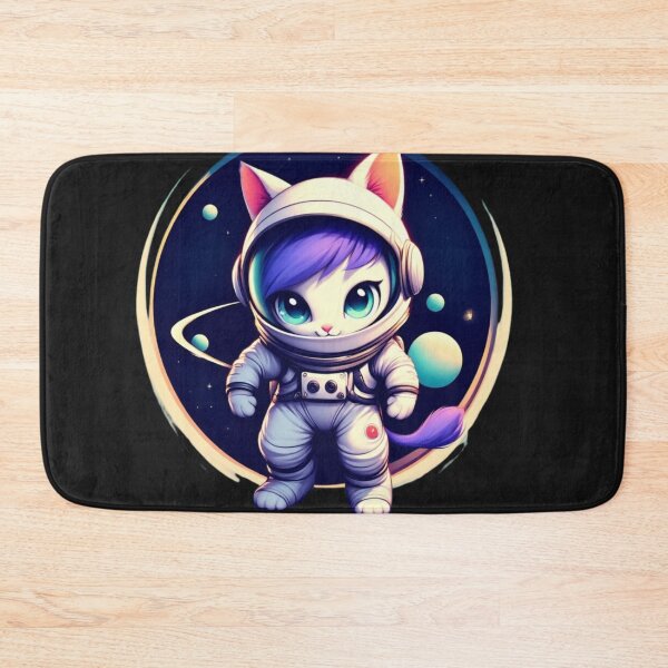 Item preview, Castronaut – Cute Retro-Style Space Cat Astronaut Logo Illustration designed and sold by SweetRossel.