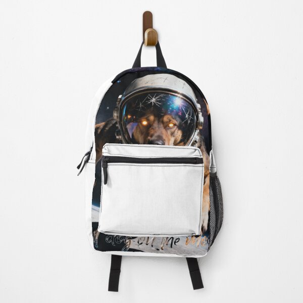 Item preview, Fierce Space Dog – Realistic Astronaut Dog Floating in Space designed and sold by ArtWearStudio12.