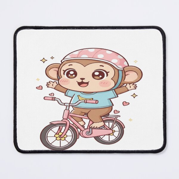Item preview, Cute Monkey Riding a Bike designed and sold by Mohsin0.