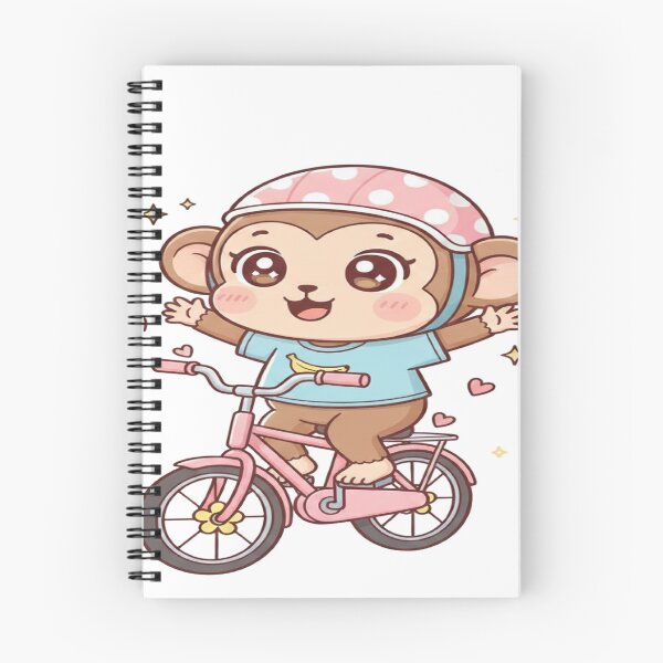 Item preview, Cute Monkey Riding a Bike designed and sold by Mohsin0.