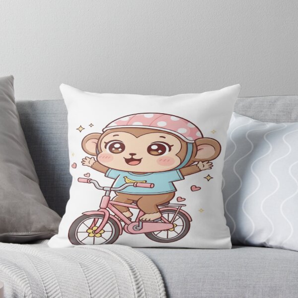 Item preview, Cute Monkey Riding a Bike designed and sold by Mohsin0.