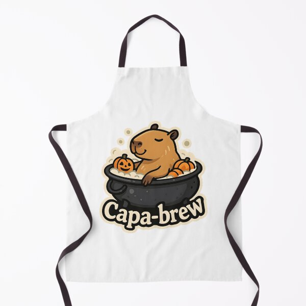 Item preview, Capa-brew! - Cute Capybara Halloween Cauldron Bath designed and sold by Cheerioza.