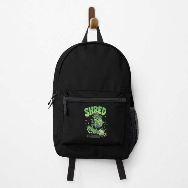 Item preview, Shred Grind - Cool Green Monster Skateboarder Art designed and sold by AwesomeBeyondLimits.
