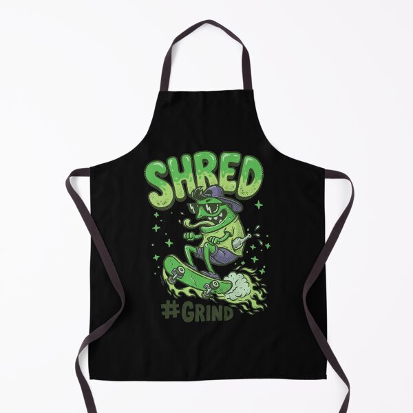 Item preview, Shred Grind - Cool Green Monster Skateboarder Art designed and sold by AwesomeBeyondLimits.