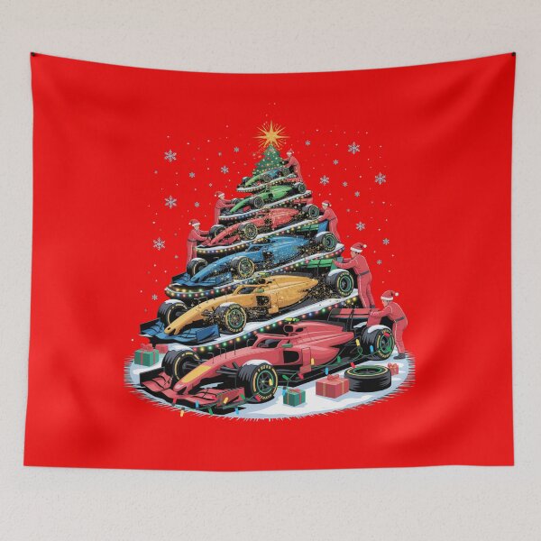 Item preview, Epic Christmas Racing Tree – Perfect Gift for motorsport & cars fans designed and sold by DK-ONE.
