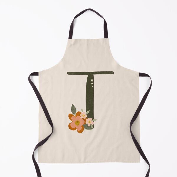 Item preview, Vintage Floral Initial T designed and sold by Willow & Grace Designs.