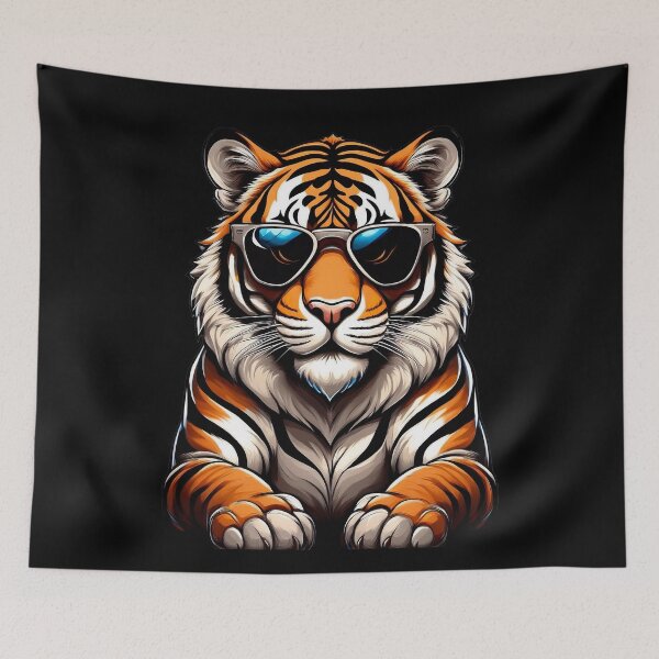 Item preview, Wildfire Tiger - Cool Tiger Designs designed and sold by RockitBaby.