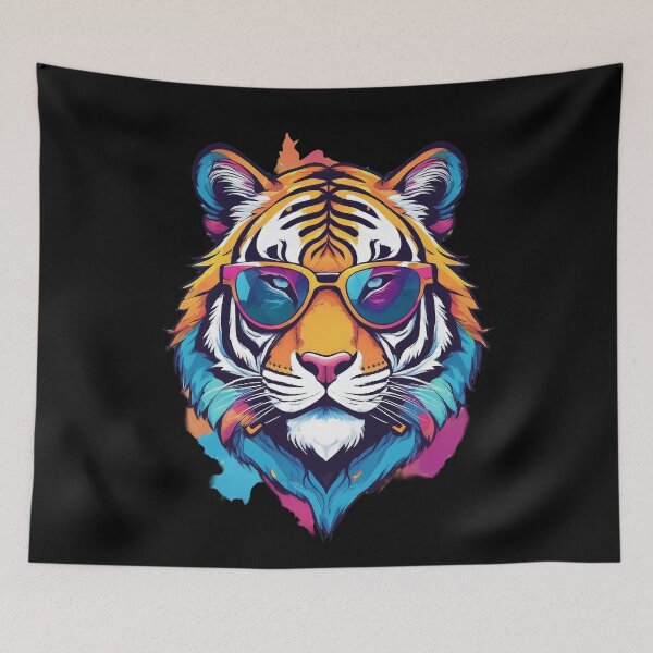 Item preview, Wildfire Tiger - Cool Tiger Designs designed and sold by RockitBaby.