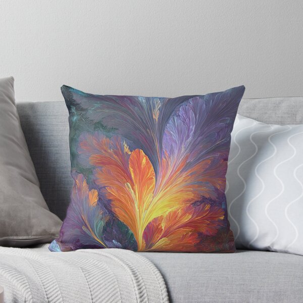 Item preview, Radiant Fractal Feather Plume – Abstract Digital Artwork designed and sold by TreatLLC.