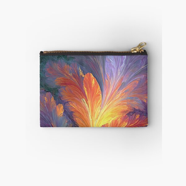 Item preview, Radiant Fractal Feather Plume – Abstract Digital Artwork designed and sold by TreatLLC.
